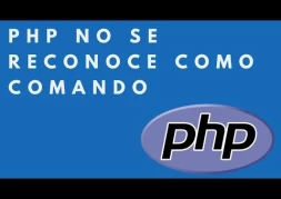 PHP no se reconoce como un comando interno o externo